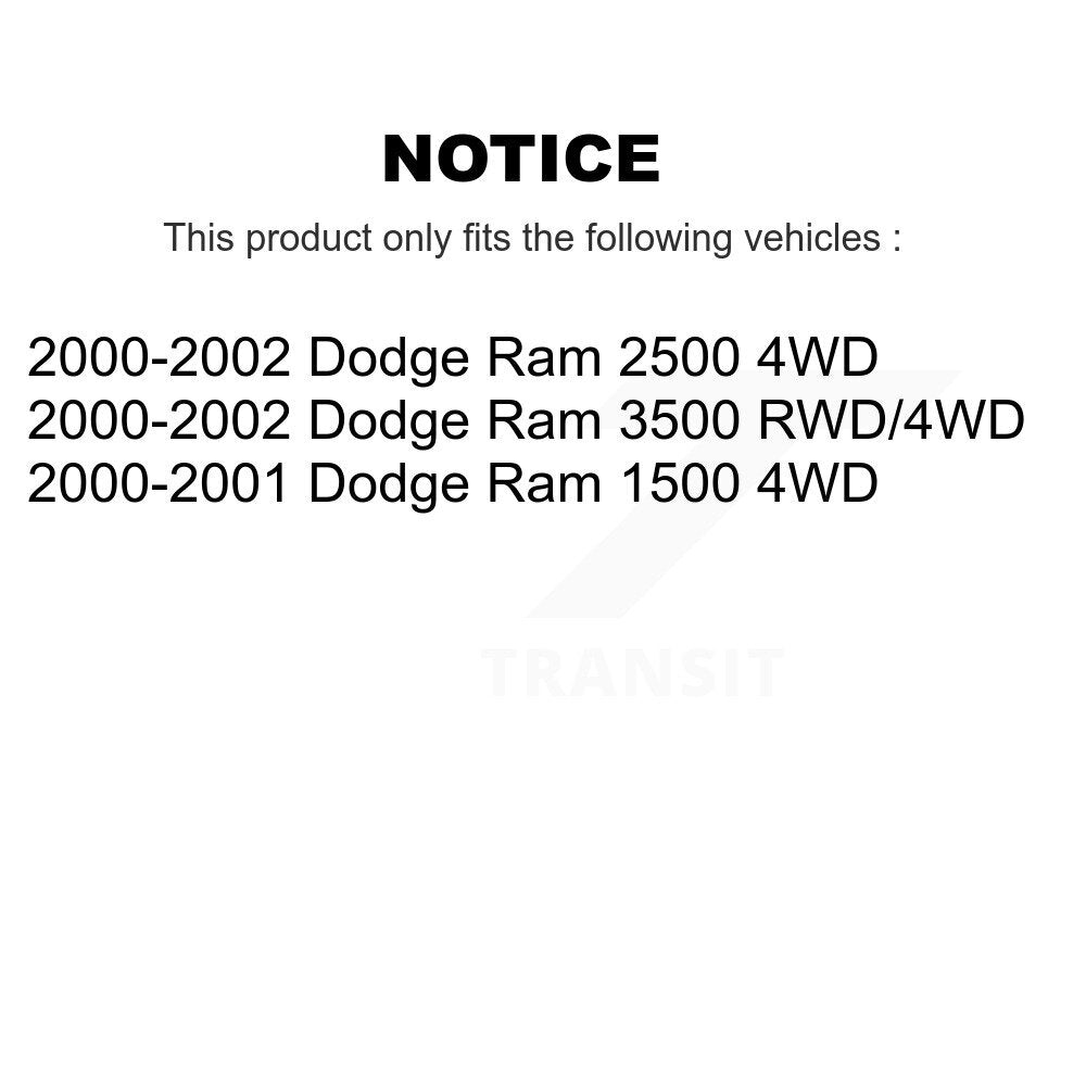 Steering Tie Rod End Front Left Inner TOR-DS1462 For Dodge Ram 2500 1500 3500