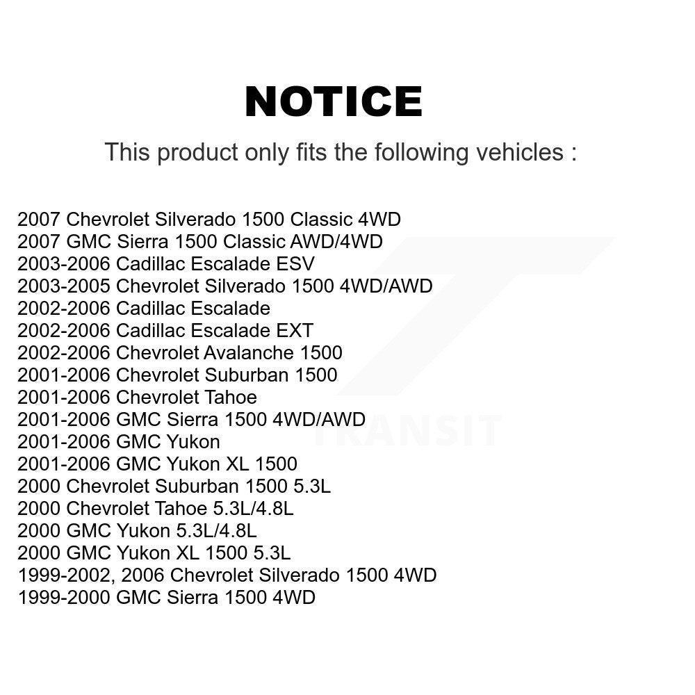Steering Center Link Front TOR-DS300010 For Chevrolet GMC Silverado 1500 Sierra