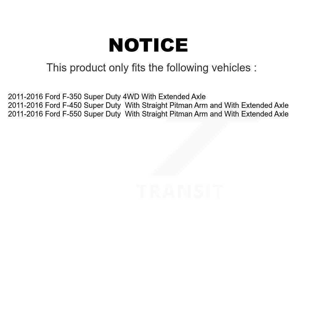 Steering Drag Link At Pitman Arm TOR-DS300039 For Ford F-350 Super Duty F-450