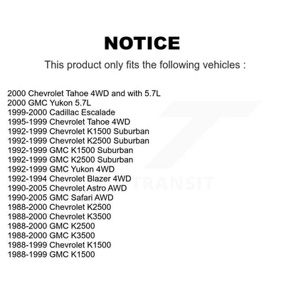 Steering Tie Rod End Front Inner TOR-ES2838RL For Chevrolet GMC K1500 K2500