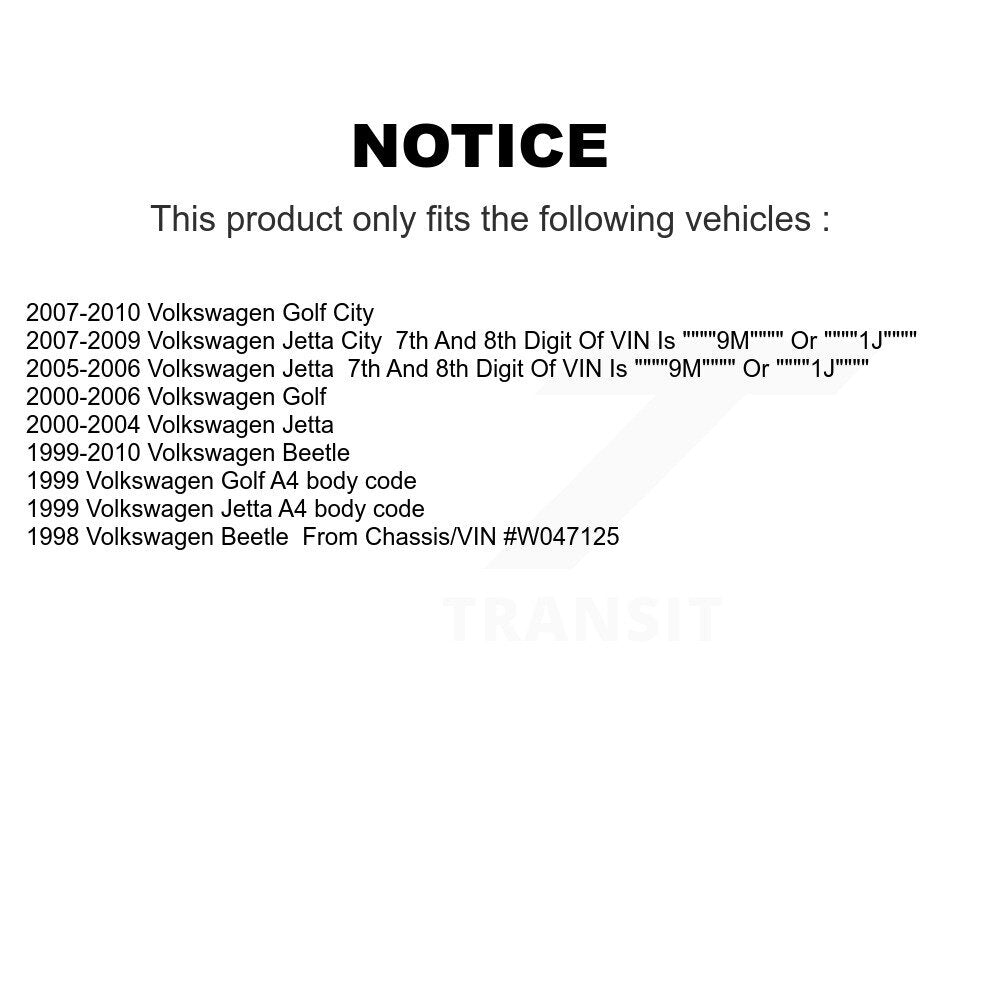 Steering Tie Rod End Front Right Outer TOR-ES3524 For Volkswagen Jetta Golf City