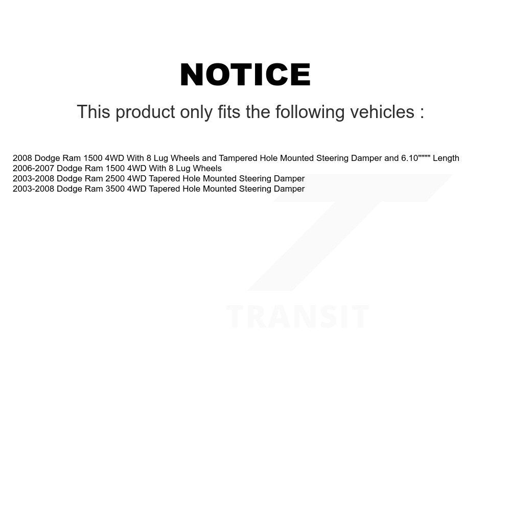 Steering Tie Rod End Front Left Outer TOR-ES3625 For Dodge Ram 1500 3500 2500