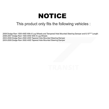 Steering Tie Rod End Front Left Outer TOR-ES3625 For Dodge Ram 1500 3500 2500