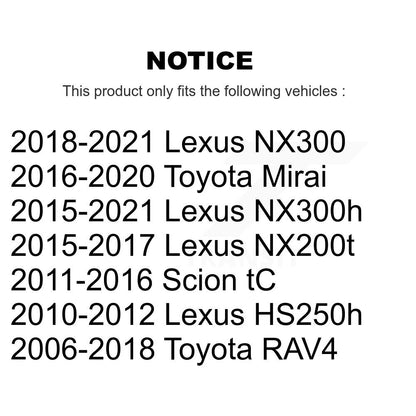 Steering Tie Rod End Front Right Outer TOR-ES800053 For Toyota RAV4 Lexus NX300