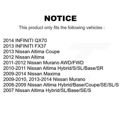 Steering Tie Rod End Front Right Outer TOR-ES800358 For Nissan Altima Murano
