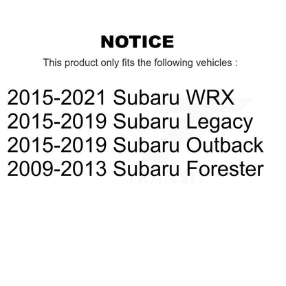 Steering Tie Rod End Front Inner TOR-EV800513 For Subaru Outback Forester WRX