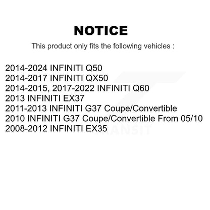 Steering Tie Rod End Front Inner TOR-EV800602 For INFINITI Q50 G37 QX50 EX35 Q60