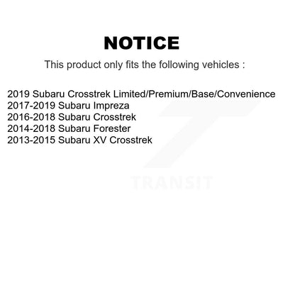Steering Tie Rod End Front Inner TOR-EV800982 For Subaru Crosstrek Forester XV