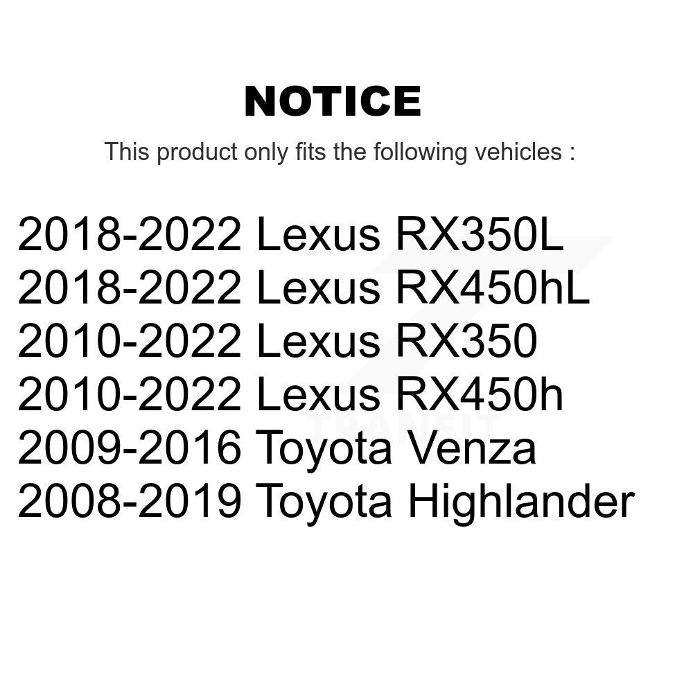 Steering Tie Rod End Front Inner TOR-EV801472 For Toyota Highlander Lexus RX350