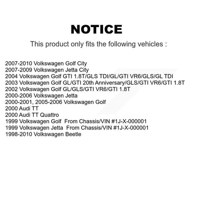 Suspension Control Arm Bushing Front Lower Rearward TOR-K200093 For Volkswagen