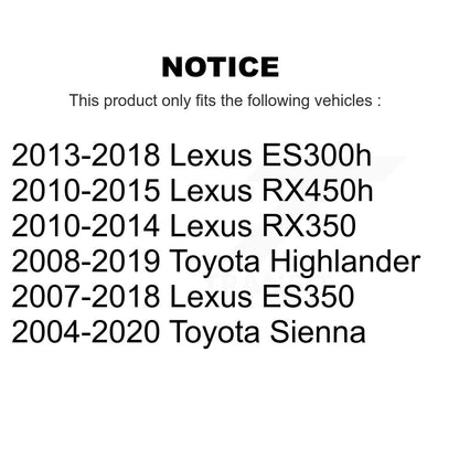 Suspension Stabilizer Bar Bushing Kit Front TOR-K200616 For Toyota Sienna Lexus