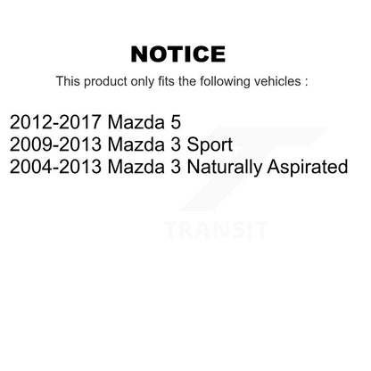Suspension Stabilizer Bar Bushing Kit Front To Frame TOR-K200628 For Mazda 3 5