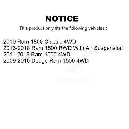 Suspension Control Arm Bushing Front Lower At Shock TOR-K200688 For Ram 1500