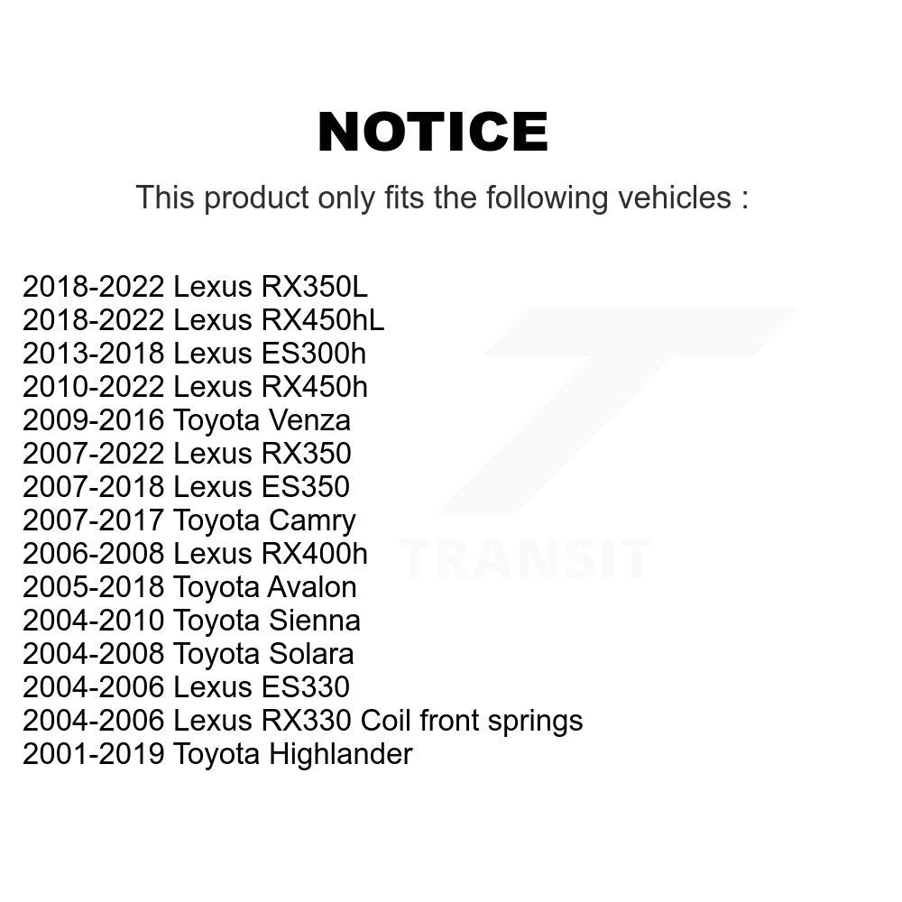 Suspension Control Arm Bushing Front Lower Rearward TOR-K200780 For Toyota Camry