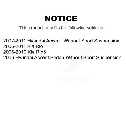 Suspension Stabilizer Bar Bushing Kit Front To Frame TOR-K200903 For Hyundai Kia
