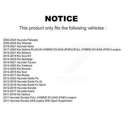 Suspension Control Arm Bushing Front Lower Forward TOR-K201783 For Hyundai Kia