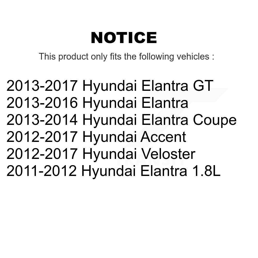 Suspension Control Arm Bushing Front Lower Rearward TOR-K201796 For Hyundai GT