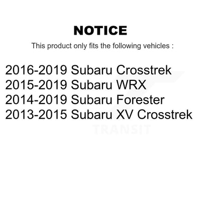 Suspension Stabilizer Bar Bushing Front To Frame TOR-K201913 For Subaru Forester