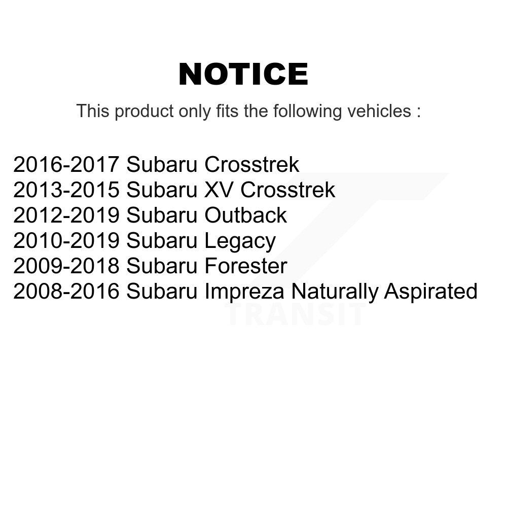 Suspension Stabilizer Bar Bushing Rear To Frame TOR-K201916 For Subaru Forester