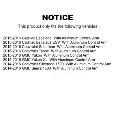 Suspension Ball Joint Front Lower TOR-K500245 For GMC Sierra 1500 Chevrolet XL