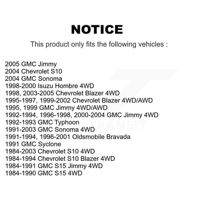Suspension Ball Joint Front Lower TOR-K5335 For Chevrolet GMC S10 Blazer Jimmy