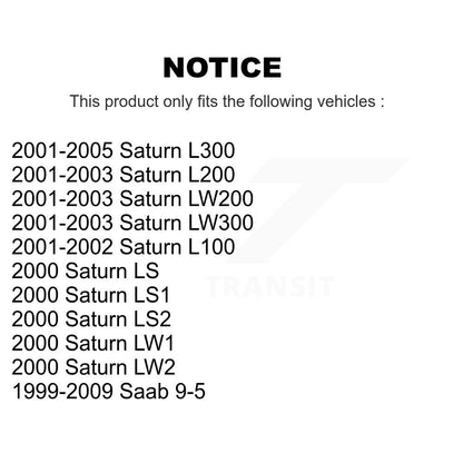 Suspension Stabilizer Bar Link Kit Front TOR-K5345 For Saab 9-5 Saturn L200 L300