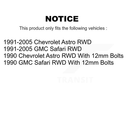 Steering Idler Arm Front Left TOR-K6365T For Chevrolet Astro GMC Safari RWD