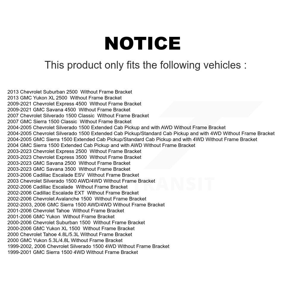 Steering Idler Arm Front TOR-K6534 For Chevrolet GMC Silverado 1500 Sierra 2500