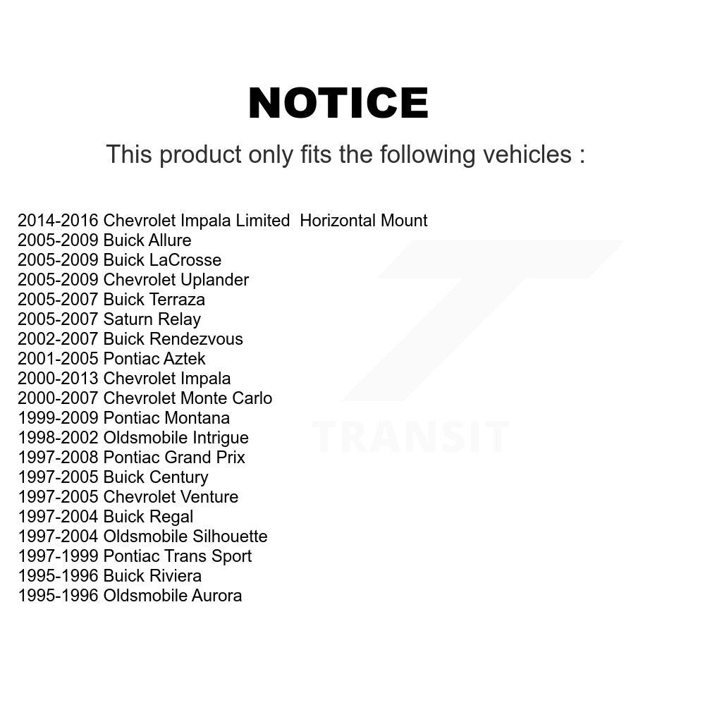 Suspension Control Arm Bushing Front Lower Rearward TOR-K6715 For Chevrolet Prix