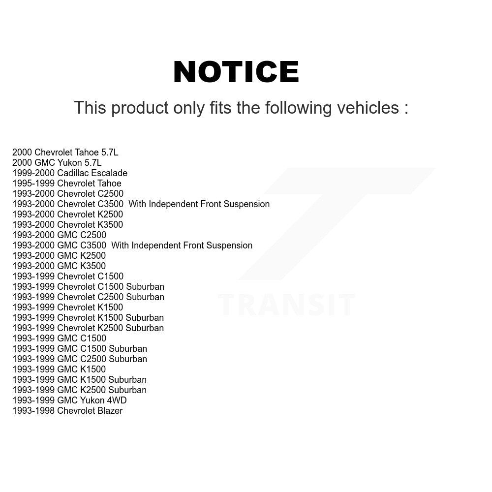 Steering Idler Arm Bracket Assembly Front TOR-K6722 For Chevrolet GMC K1500
