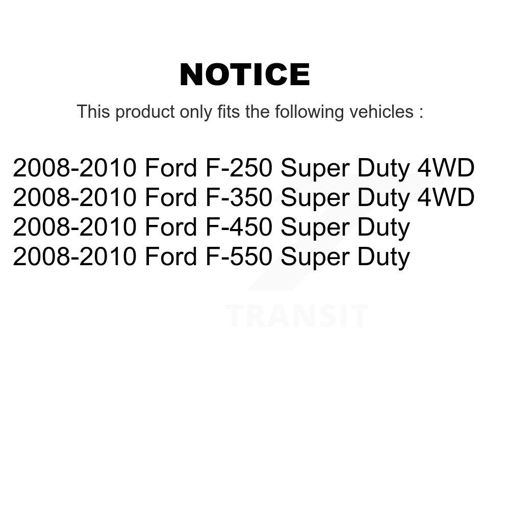 Suspension Stabilizer Bar Link Kit Front TOR-K700452 For Ford F-350 Super Duty