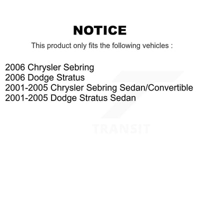 Suspension Ball Joint Upper TOR-K7346 For Chrysler Sebring Dodge Stratus