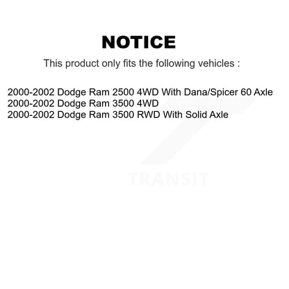 Suspension Ball Joint Front Upper TOR-K7394 For 2000-2002 Dodge Ram 2500 3500