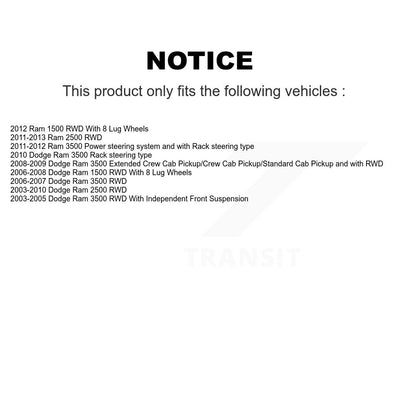 Suspension Ball Joint Front Lower TOR-K7465 For Dodge Ram 3500 2500 1500