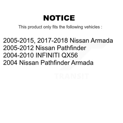 Suspension Stabilizer Bar Link Kit Rear Right TOR-K750038 For Nissan Pathfinder