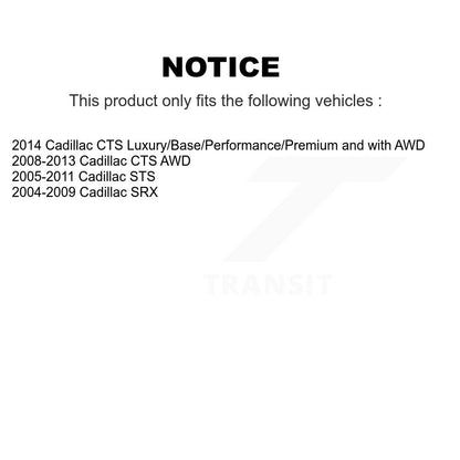 Suspension Stabilizer Bar Link Kit Front TOR-K750057 For Cadillac CTS SRX STS