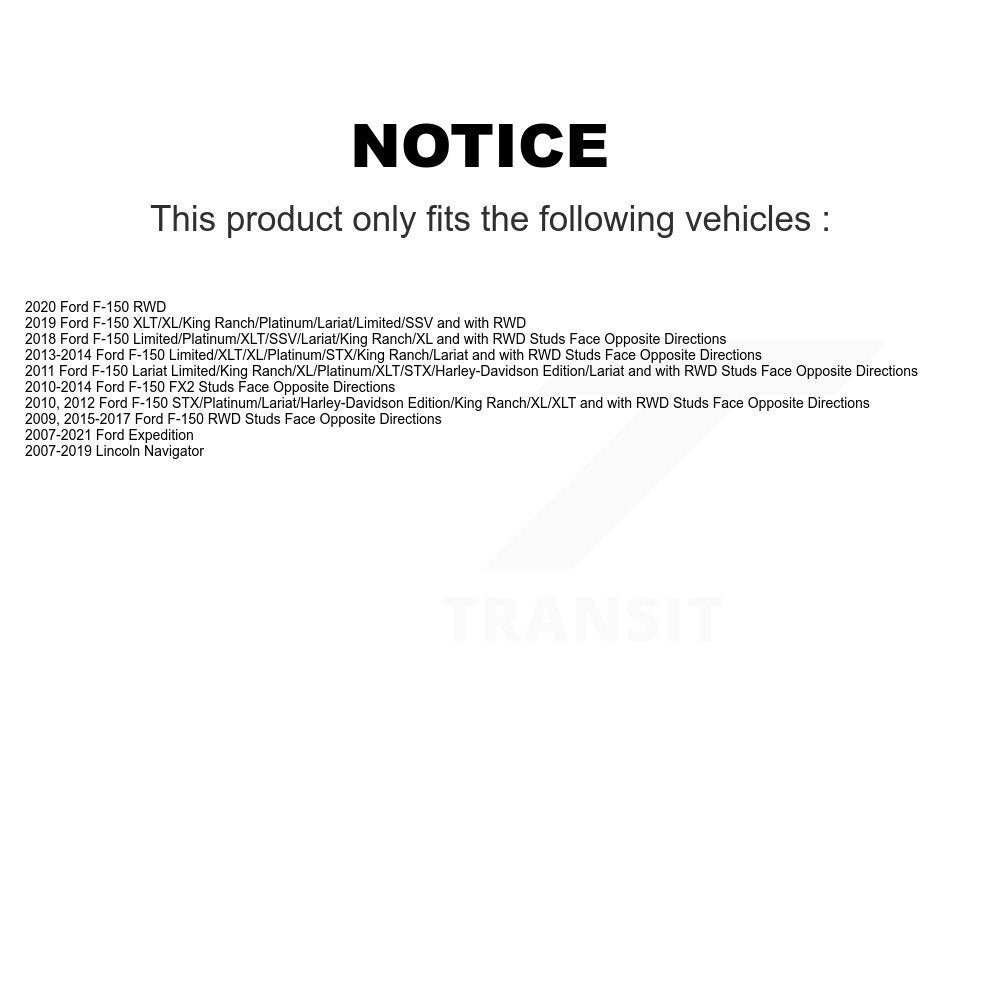 Suspension Stabilizer Bar Link Kit Front TOR-K750074 For Ford F-150 Expedition