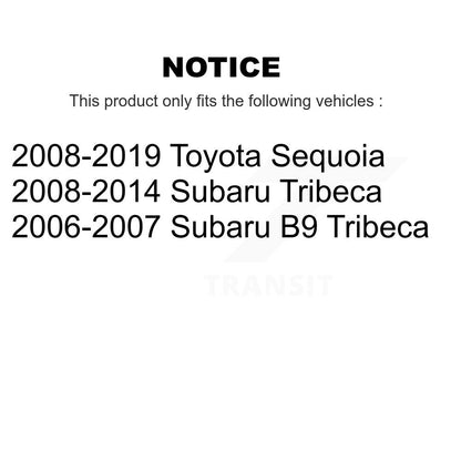 Suspension Stabilizer Bar Link Kit Rear TOR-K750085 For Toyota Sequoia Subaru B9