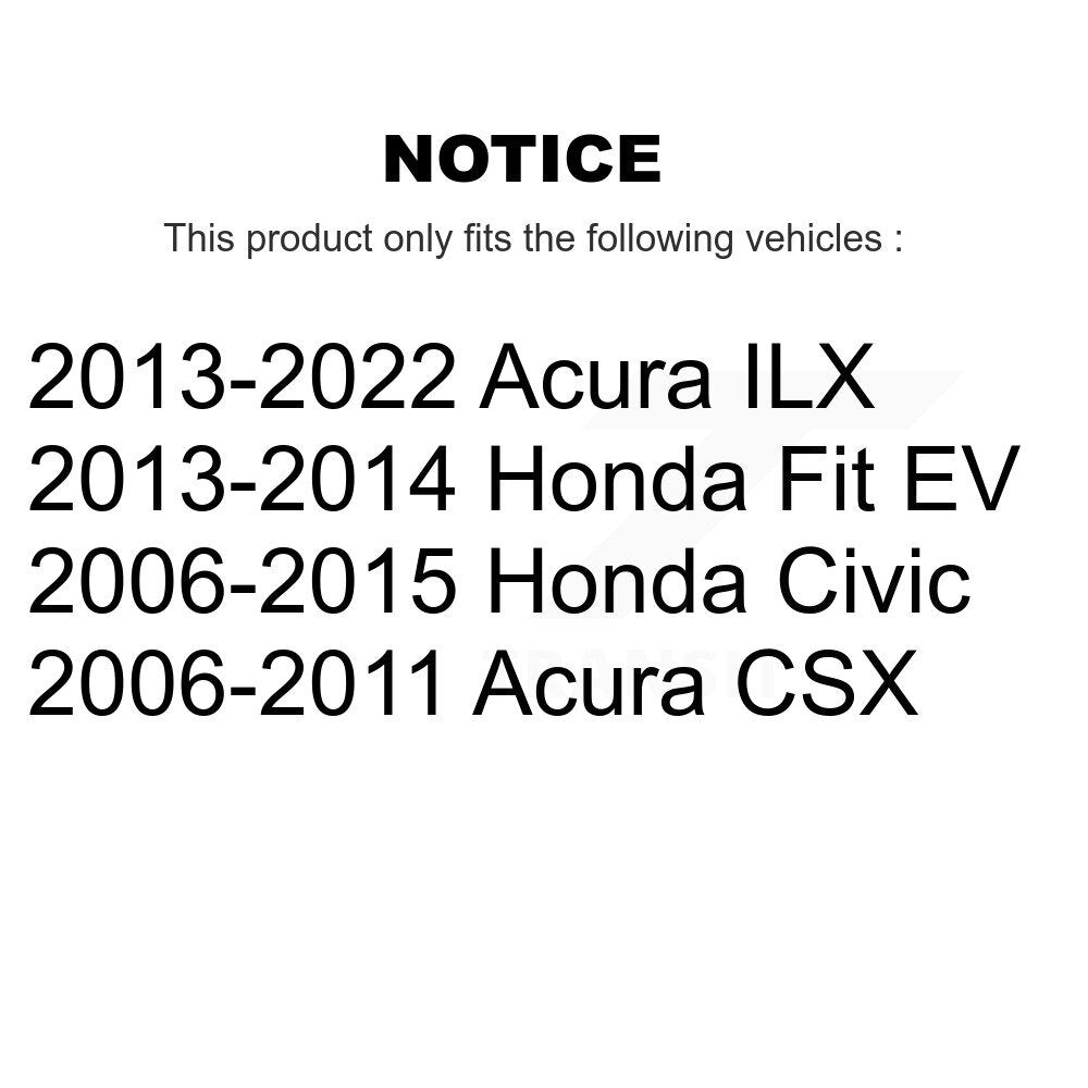Suspension Stabilizer Bar Link Kit Rear Left TOR-K750125 For Honda Civic Acura