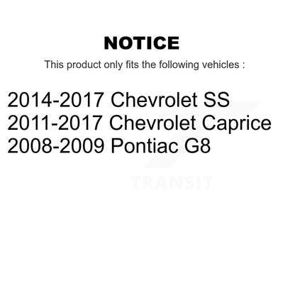 Suspension Stabilizer Bar Link Kit Front Left TOR-K750162 For Pontiac G8 SS