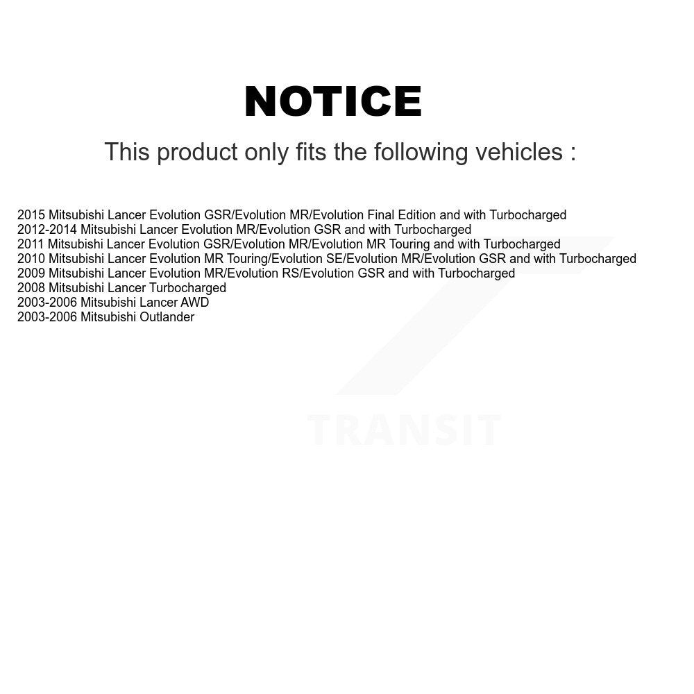 Suspension Stabilizer Bar Link Kit TOR-K750196 For Mitsubishi Lancer Outlander