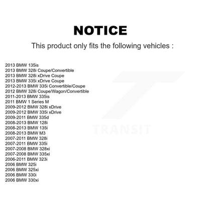 Suspension Stabilizer Bar Link Kit Rear TOR-K750230 For BMW 328i xDrive 323i M3