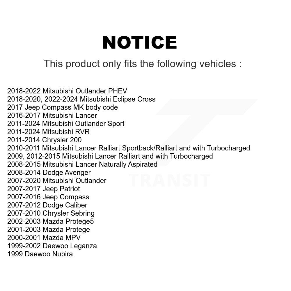 Suspension Stabilizer Bar Link Kit TOR-K750385 For Mitsubishi Jeep RVR Outlander