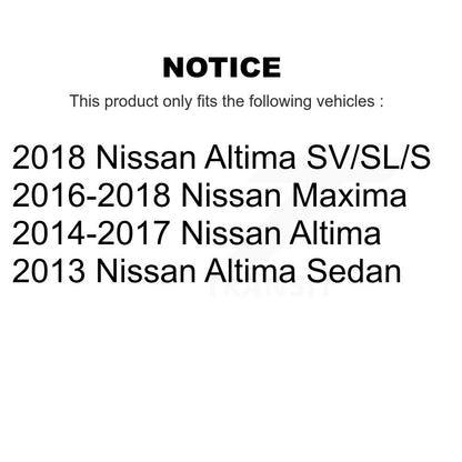 Suspension Stabilizer Bar Link Kit Rear Left TOR-K750662 For Nissan Altima