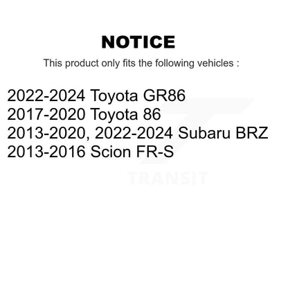 Suspension Stabilizer Bar Link Kit Front TOR-K750668 For Subaru BRZ Scion FR-S