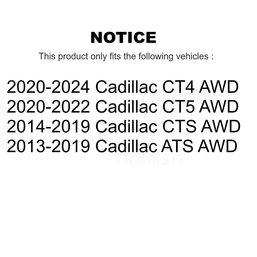 Suspension Stabilizer Bar Link Kit Front Right TOR-K750681 For Cadillac ATS CTS