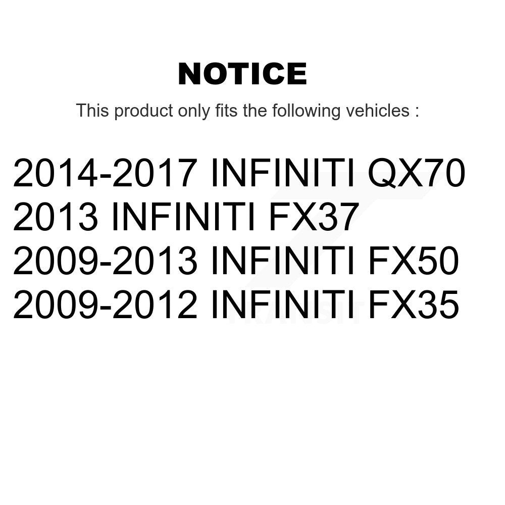 Suspension Stabilizer Bar Link Kit Rear Right TOR-K750702 For INFINITI FX35 QX70