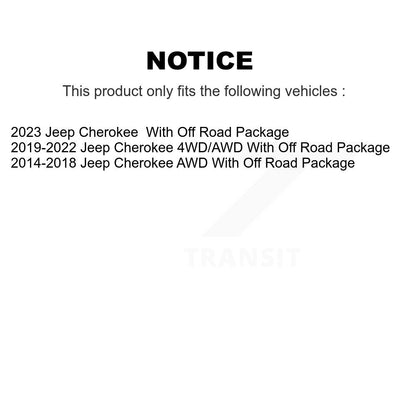 Suspension Stabilizer Bar Link Kit Rear Right TOR-K750712 For Jeep Cherokee
