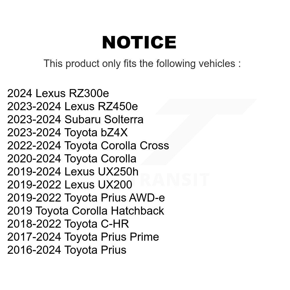 Suspension Stabilizer Bar Link Kit Front TOR-K750864 For Toyota Corolla Cross