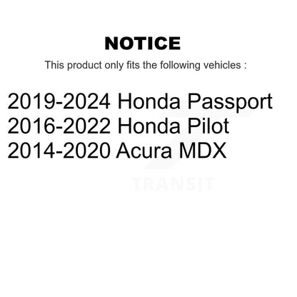 Suspension Stabilizer Bar Link Kit Rear Right TOR-K750866 For Honda Pilot Acura